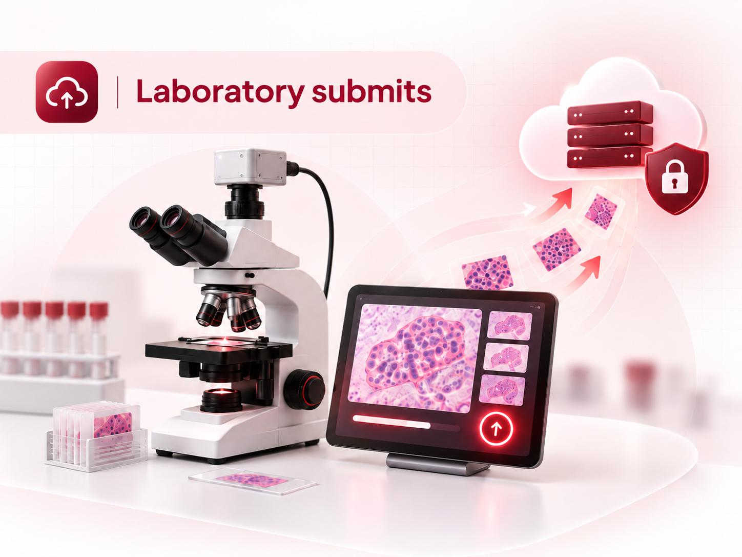 Laboratory submits analysis request